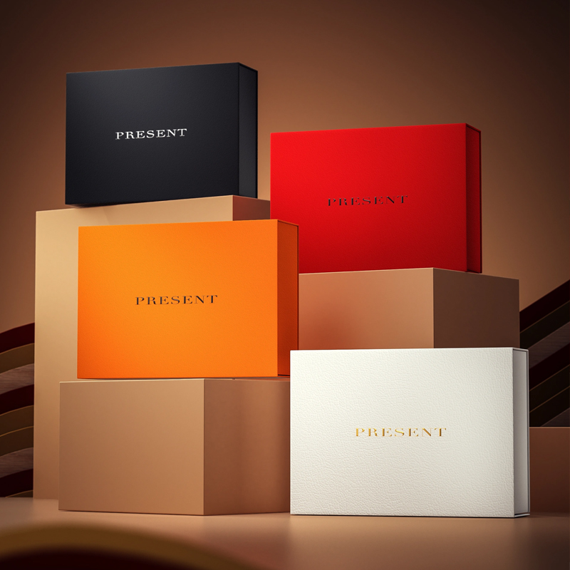 Confezione regalo pieghevole di prestigio